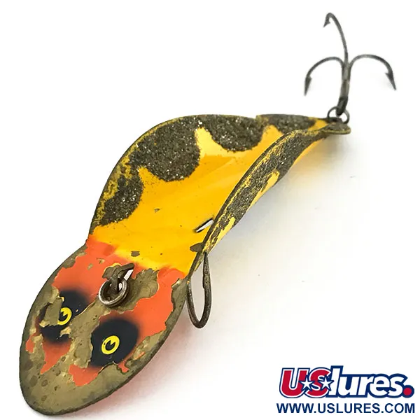 Buck Perry Spoonplug Blizgė, Geltona/Žalvaris/Raudona, 21g, #9390