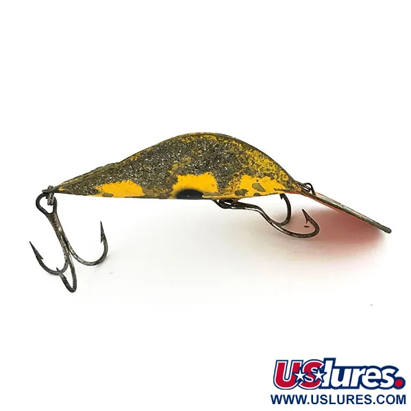 Buck Perry Spoonplug Blizgė, Geltona/Žalvaris/Raudona, 21g, #9390