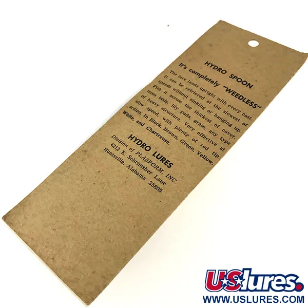 Hydro Lures Weedless Hydro Spoon, Balta/Juoda, 14g, Bežolė, #9466