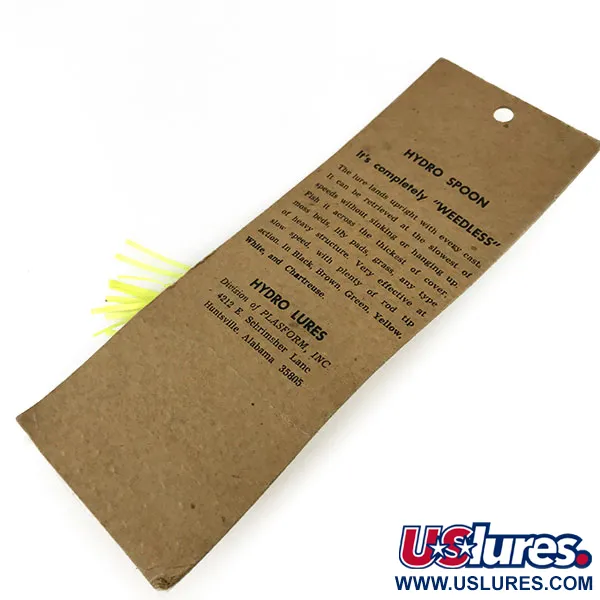 Hydro Lures Weedless Hydro Spoon Vartiklė, Geltona/Juoda, 14g, #9469