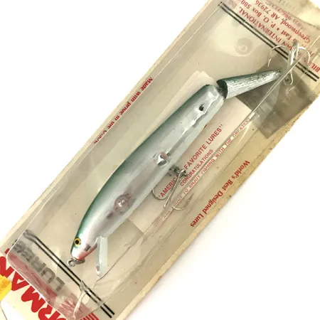 Bill Norman Jointed Vobleris, Mirror Silver / Žalia, 21g, #9471