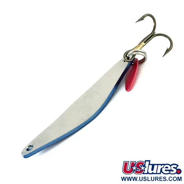 Bay de Noc Do-Jigger Blizgė, Nikelis / Mėlyna, 5g, Pelekas, #9491