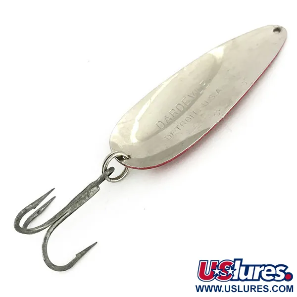 Eppinger Dardevle Blizgė, Raudona/Balta, 28g, Velnio Galva, #9499