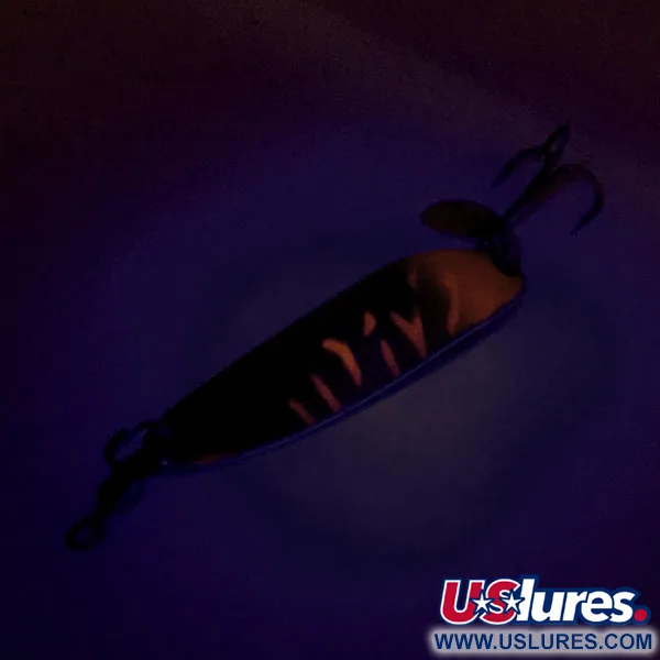 Luhr Jensen Krocodile Die #3 Blizgė, Auksinė / Raudona, 10g, Metimas, #9502