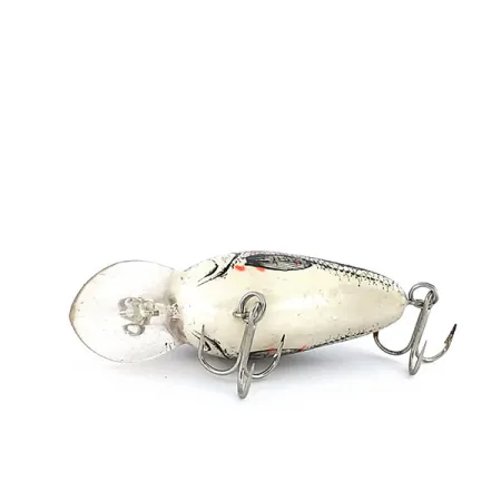 Bomber Fat A B04F Crankbait, Sidabras/Juoda, 5.5g, Gylis 1.8m, #9549