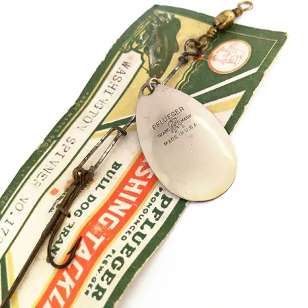 Pflueger Washington Spinner №1792 Sukriukė, Nikelis, 4g, Bull Dog, #9565