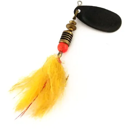 Mepps Black Fury 2 Dressed Sukriukė, Juoda/Gelt, 4.7g, #9594