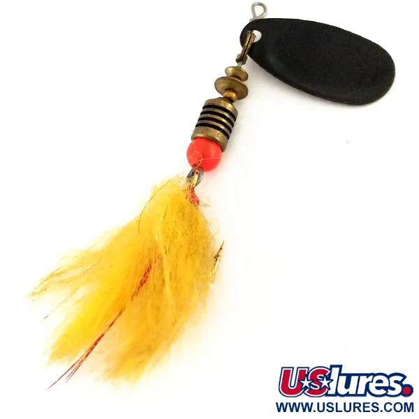 Mepps Black Fury 2 Dressed Sukriukė, Juoda/Gelt, 4.7g, #9594