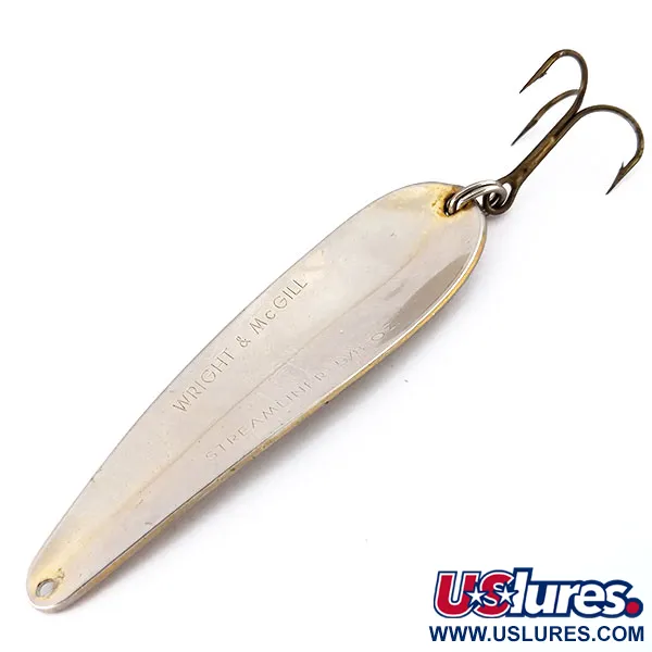 Wright & McGill Streamliner Blizgė, Nikelis, 18g, Klasikinė, #9602