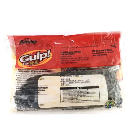 Berkley Gulp Minkštas Masalas, Green Pumpkin, 10cm, Skaidomas, #9616