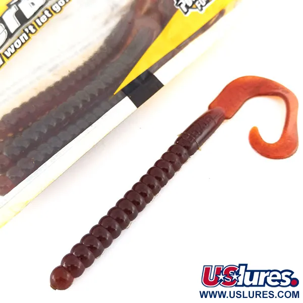 Berkley Power Worm Guminukas, Motor Oil, 18cm, Curly Tail, #9623