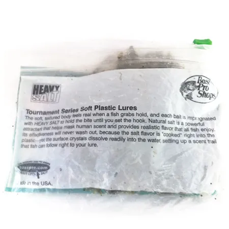 Bass Pro Shops Caterpillar Stud Tube, Green Pumpkin, 8vnt, #9625