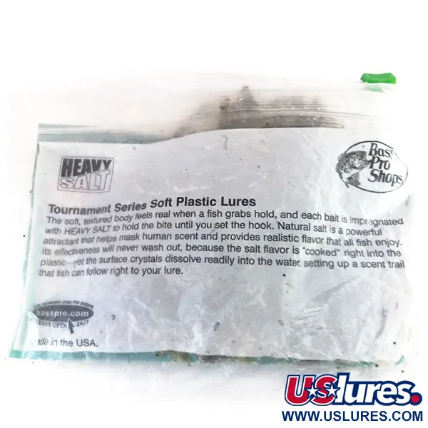 Bass Pro Shops Caterpillar Stud Tube, Green Pumpkin, 8vnt, #9625