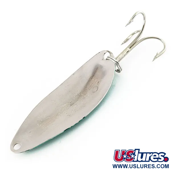 Seneca Little Cleo Blizgė, Nikelis / Žalia, 5g, Hula Girl graviruotė, #9631