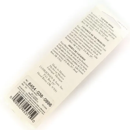 Luhr Jensen P.J.POP Popperis Medis, Juoda/Sidabrinė, 17g, Rankų darbo, #9634