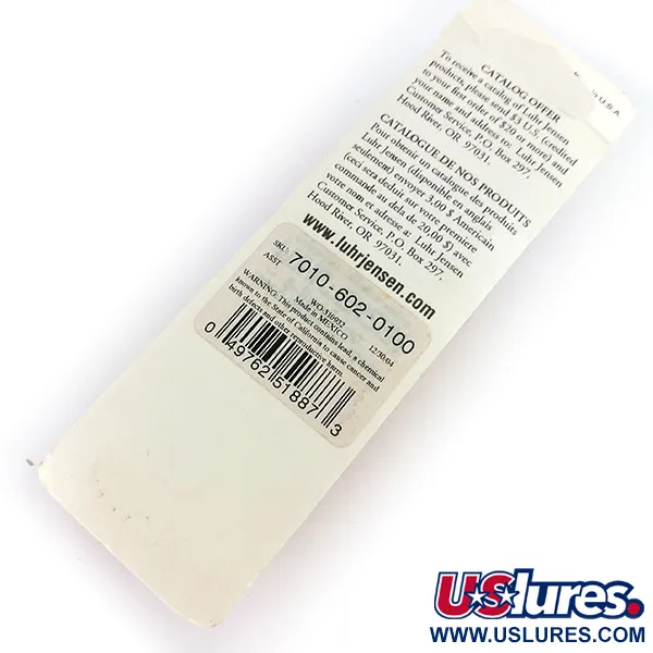 Luhr Jensen P.J.POP Poperis, Perlamutras / Raudona, 17g, Rankų darbo, #9635