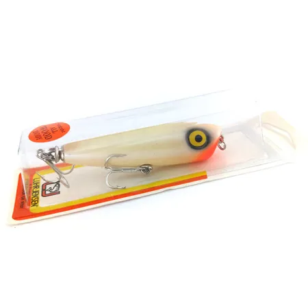 Luhr Jensen P.J.POP Poperis, Perlamutras / Raudona, 17g, Rankų darbo, #9635