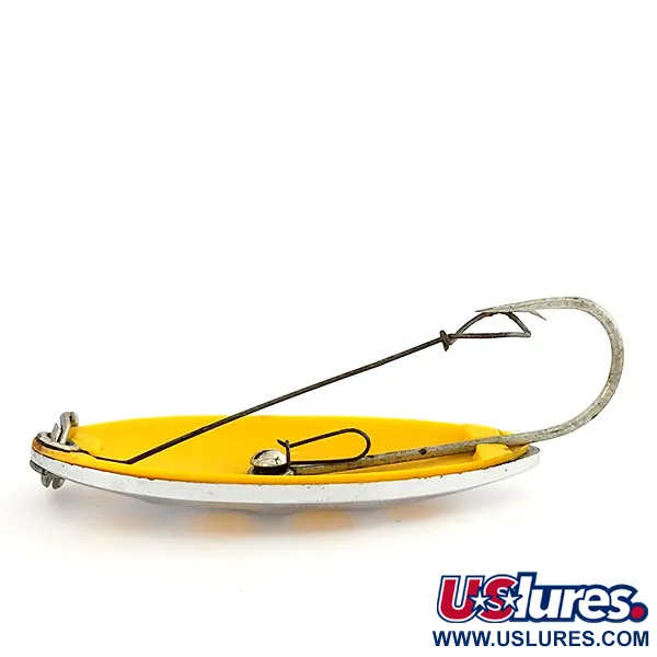 South Bend Sun Spot Vartiklė, Nikelis / Geltona, 14g, perforuota, #9652