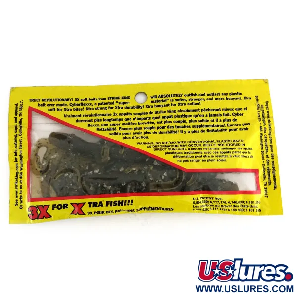 Strike King Lizard minkštas masalas, Green Pumpkin Seed, 15cm, #9653