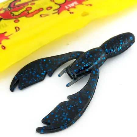 NetBait Tiny Paca Craw guminukas, Black Blue Flake, 7.5cm, #9655