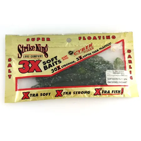 Strike King Ribbon Tail Worm valgomasis guminukas 5vnt