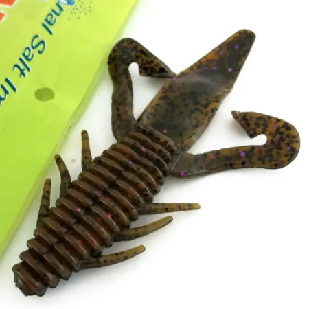 Gene Larew Biffle Bug Guminukas, Dark Watermelon, 10cm, Salt, #9666