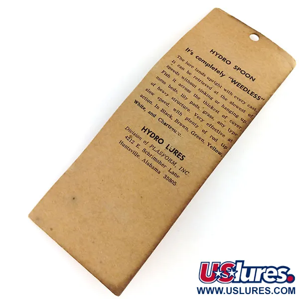Hydro Lures Weedless Hydro Spoon Vartiklė, Black / Green, 14g, #9668