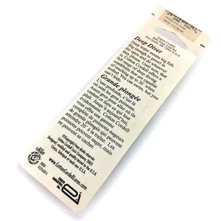 Cotton Cordell Deep Diver Vobleris, Tiger, 7g, Giliai neriantis, #9672