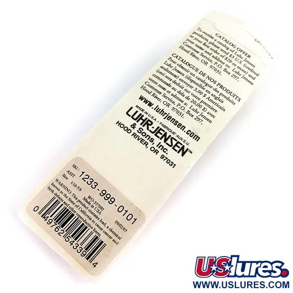 Luhr Jensen Little Jewel Blizgė, Kaltas Nikelis, 14g, #9673