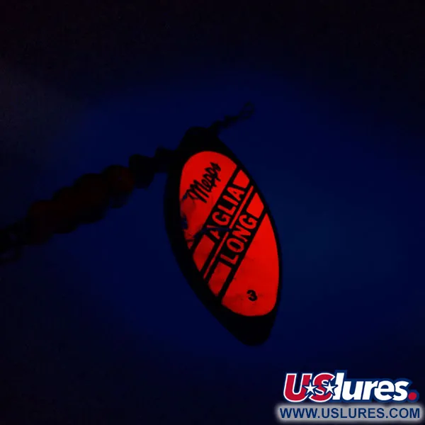 Mepps Aglia Long 3 Dressed Suktukė, Oranžinė/Auksas, 12g, Bucktail, #9676