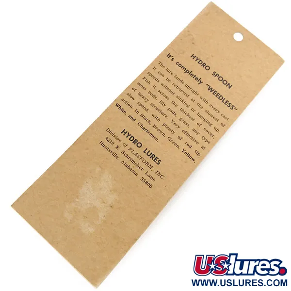 Hydro Lures Weedless Hydro Spoon Vartiklė, Geltona, 14g, Skirt, #9682