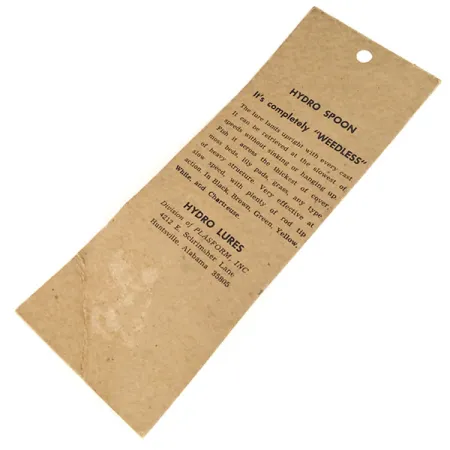 Hydro Lures Weedless Hydro Spoon Vartiklė, Geltona, 17g, #9684