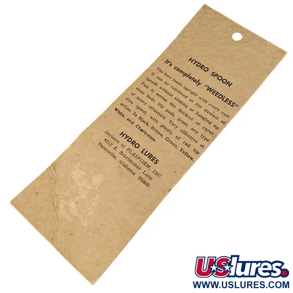 Hydro Lures Weedless Hydro Spoon Vartiklė, Geltona, 17g, #9684