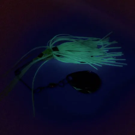 Strike King Mini-King Spinnerbait UV, Nikelis/Chartreuse, 7g, #9694