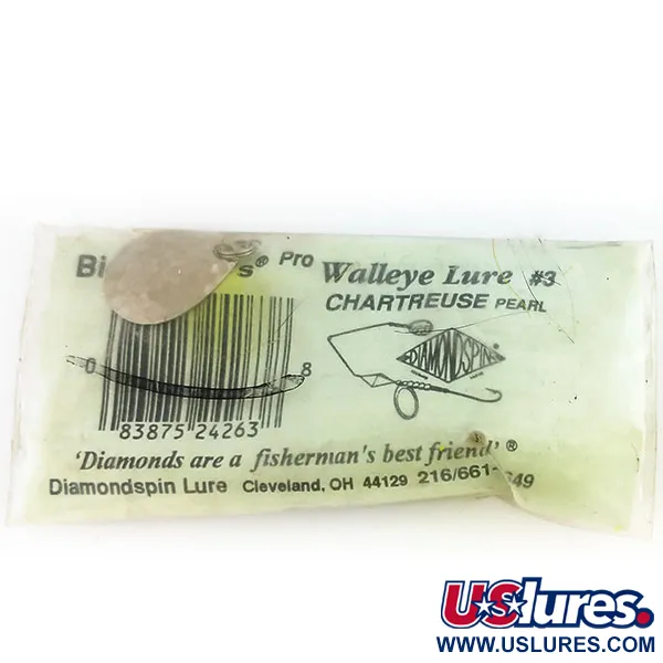 Big Chuck's Walley Lure Spinnerbaitas, Chartreuse, 17g, Willow lapelis, #9697