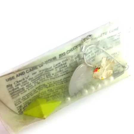 Big Chuck's Walley Lure Spinnerbaitas, Chartreuse, 17g, Willow lapelis, #9697