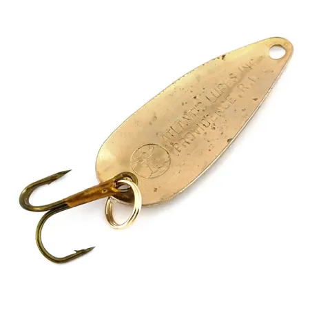 Atlantic Lures Sparkling Gem-Spoon Blizgė, Žalvaris, 5,5g, kalstyta, #9715