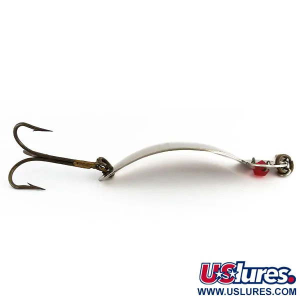 Gibbs One Eye Wiggler Blizgė, Nikelis / Raudona, 28g, Vintage, #9725