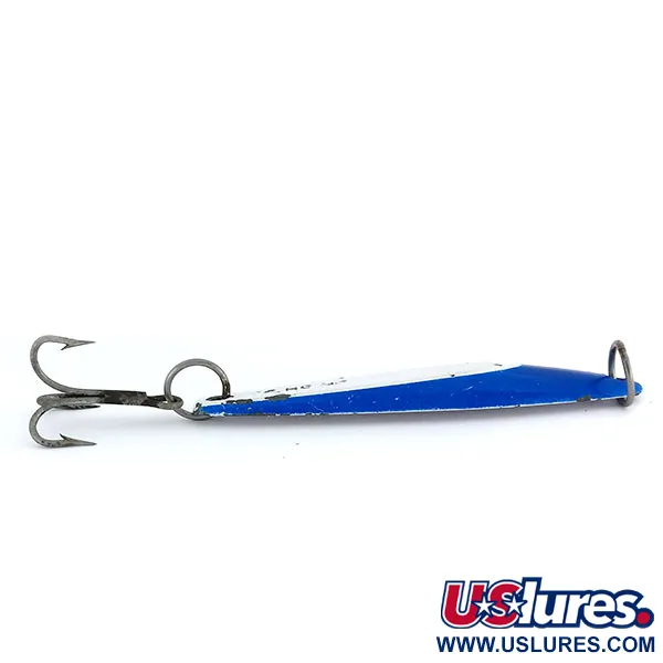 Luhr Jensen Yo-ho-ho Lura 1 Jig, Mėlyna/Balta, 44g, Vintažinis jigas, #9728