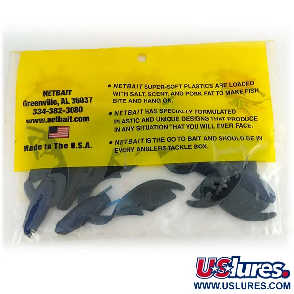 NetBait Paca Chunk Jr Masalas, Black Blue, 7.5cm, Žnyplės, #9733