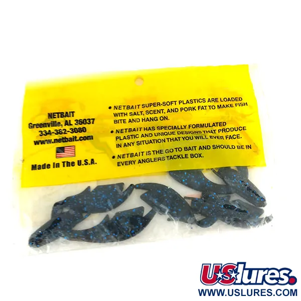 NetBait Paca Chunk Jr masalas, Black Blue Flake, 7.5cm, #9736