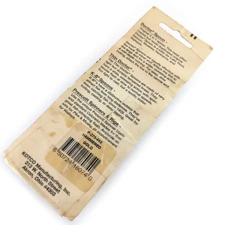 Prescott Spinner Little Doctor 275 Blisgė, Auksas/Raud, 21g, #9748