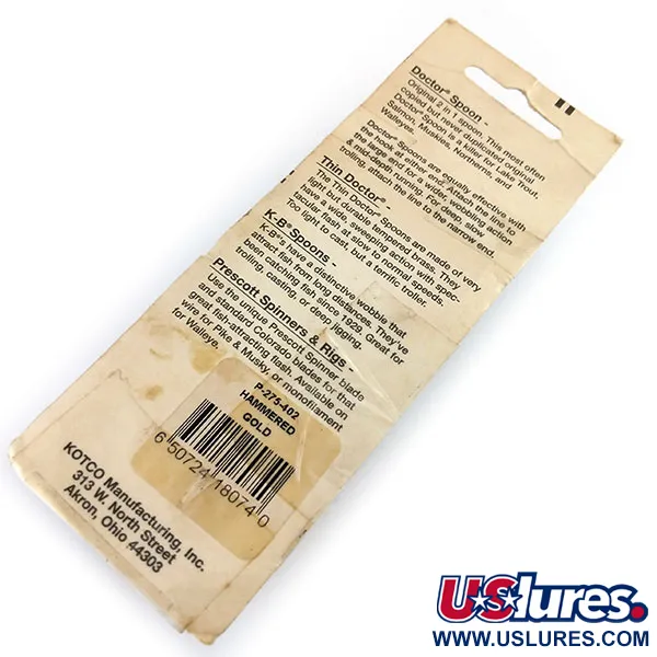 Prescott Spinner Little Doctor 275 Blisgė, Auksas/Raud, 21g, #9748