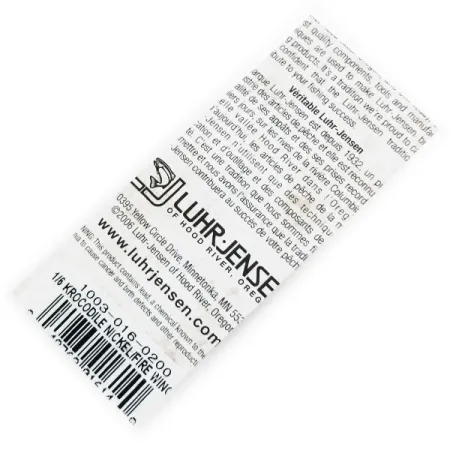 Luhr Jensen Krocodile Blizgė, Nikelis/Fire Wing, 7g, nikeluota, #1003-016-0200