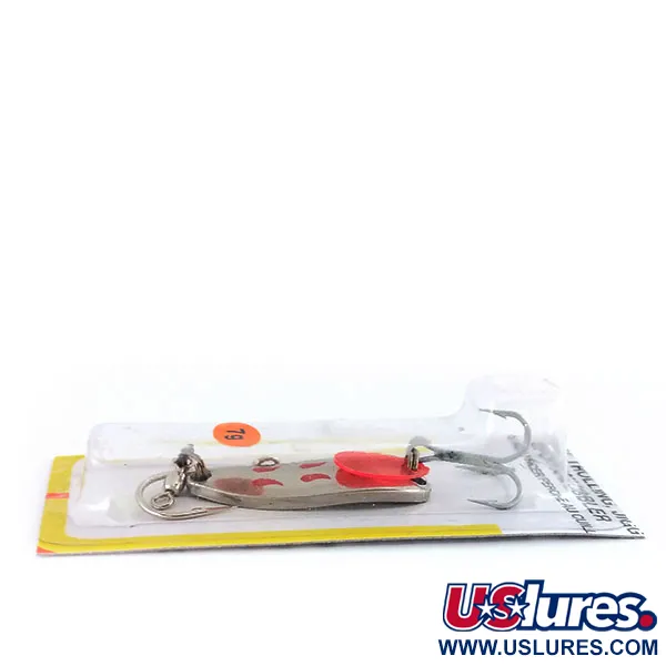 Luhr Jensen Krocodile Blizgė, Nikelis/Fire Wing, 7g, nikeluota, #1003-016-0200