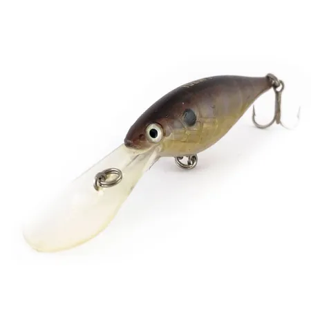 YO-ZURI Crankin Shad Vobleris, Auksinis-Rudas, 11g, Giluminis, #9811