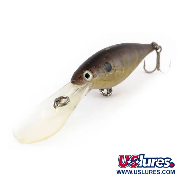 YO-ZURI Crankin Shad Vobleris, Auksinis-Rudas, 11g, Giluminis, #9811