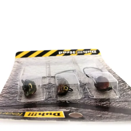 DUH!!! Head jig heads Kit, Alyvų / Raudona, 11g, Ofsetinis kabliukas, #9818