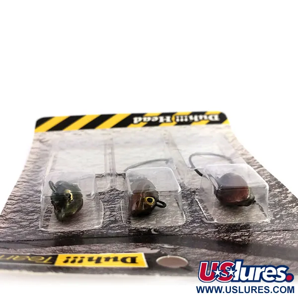 DUH!!! Head jig heads Kit, Alyvų / Raudona, 11g, Ofsetinis kabliukas, #9818