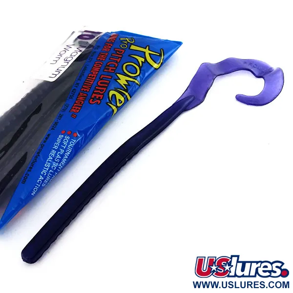 Prowler Magnum Worm Guminukas, Purpurinė, 20cm, Ribbon Tail, #9824